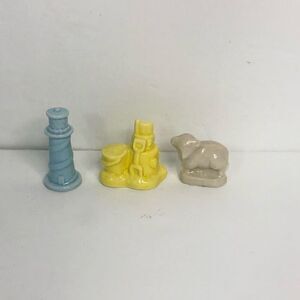 wade whimsies nautical theme sandcastle lighthouse and sheep miniature collect